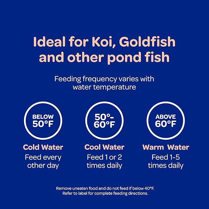 Kaytee Koi's Choice Koi Floating Fish Food, 10 Pound