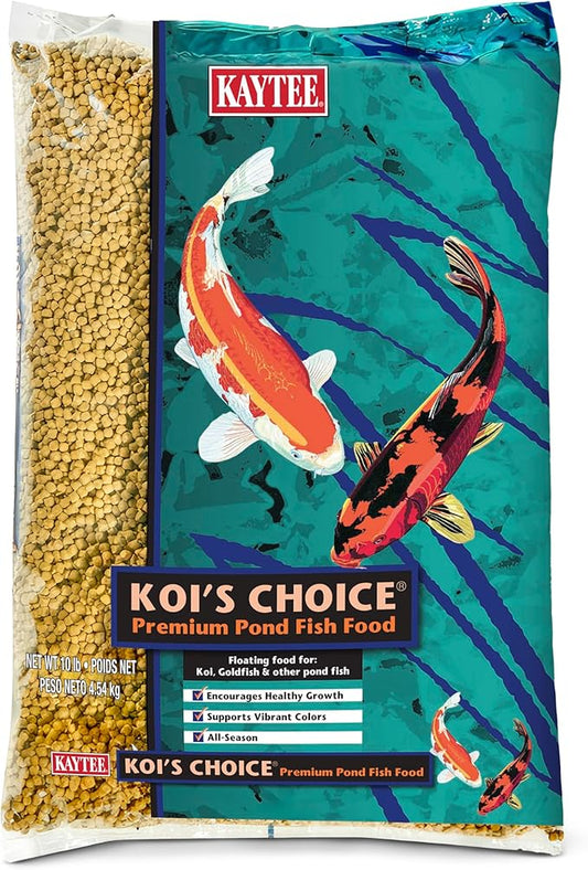 Kaytee Koi's Choice Koi Floating Fish Food, 10 Pound